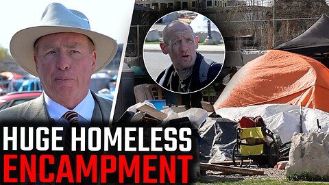 Canada's dystopian future? Massive tent city appears in Kitchener, Ont.