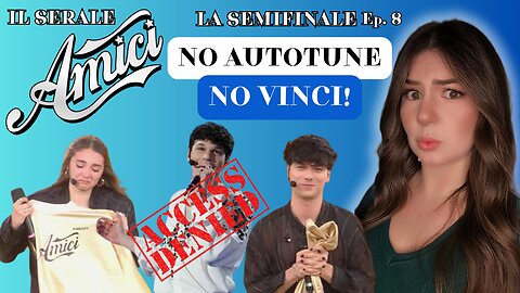 Chi canta davvero...PERDE! - Reaction Live Amici Il Serale ep. 8