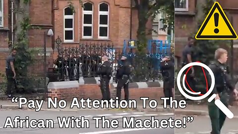 African Immigrant With Machete Outside Crumlin Road Hospital Associated Cover Up