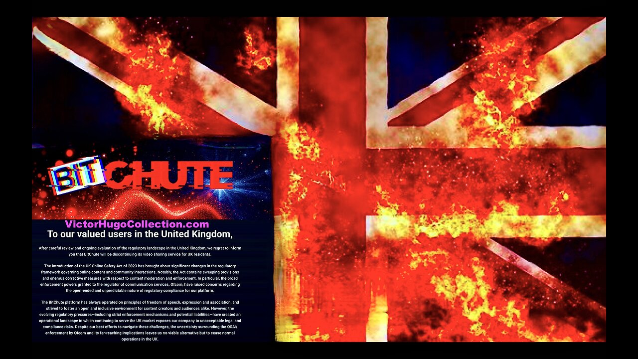 Dark Days Ahead Predicted UK Bitchute Free Speech Censorship Serves As Bad Omen For England EU USA