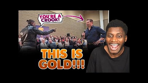 OH SNAP! Watch Eric Swalwell COLLAPSE ON STAGE As He Gets CONFRONTED To His Face!