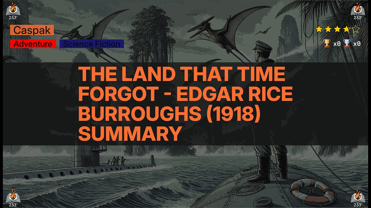 The Land That Time Forgot - Edgar Rice Burroughs (1918) Summary (Caspak - 1)