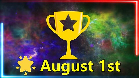 💸August 1st reset?