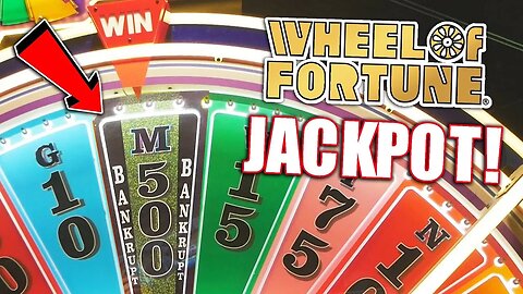 WHEEL OF FORTUNE JACKPOT WIN