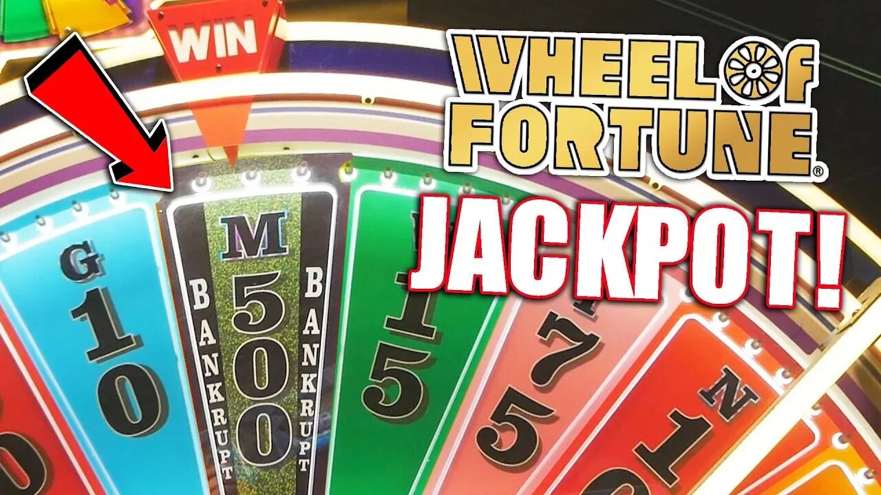 WHEEL OF FORTUNE JACKPOT WIN