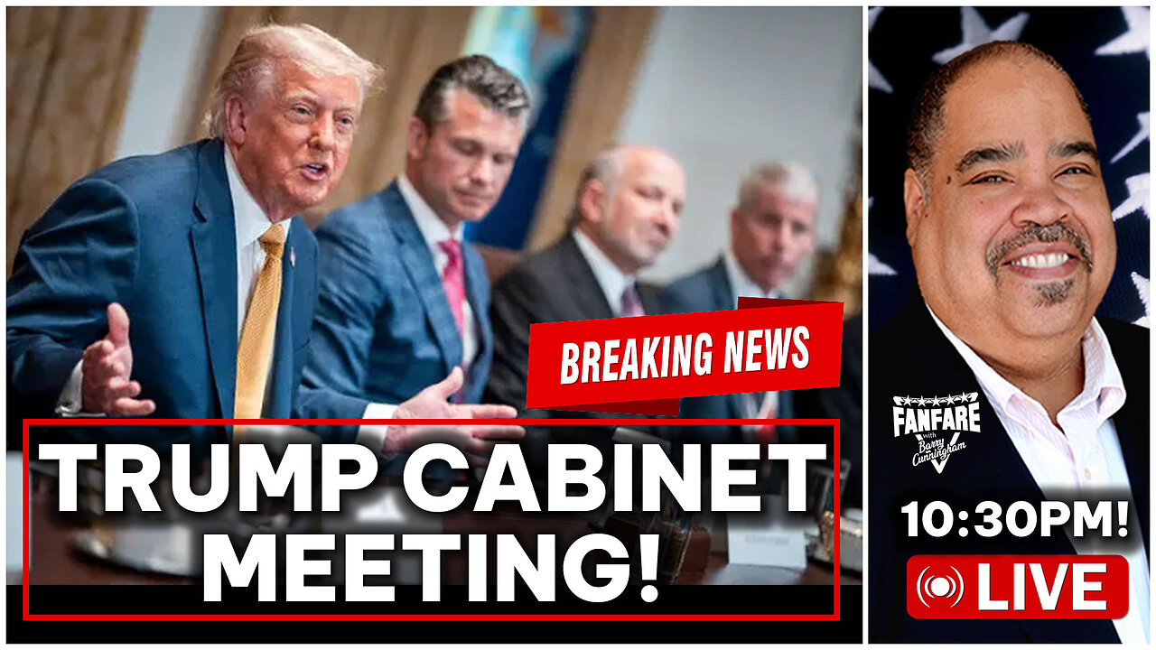 LIVE BREAKING NEWS: PRESIDENT TRUMP HOLDS CABINET MEETING!