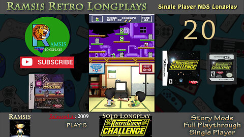 Retro Game Challenge | Nintendo DS Game | 2009 | Robot Ninja Haggleman | Episode #20 | Retroplay