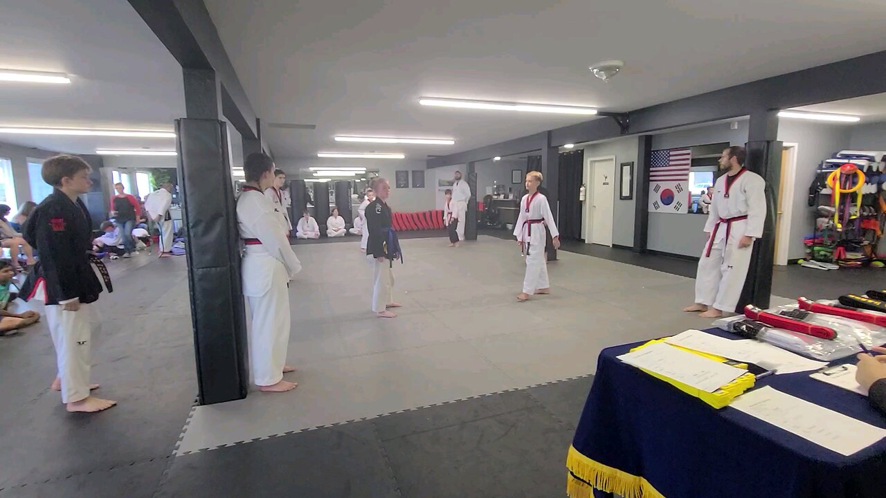 Both Son's Judo First Round Black Belt Test