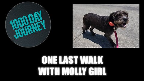 1000 Day Journey 0727 One Last Walk with Molly Girl
