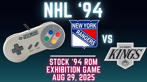 NHL '94: Rangers (Oilers442) at Kings (Len the Lengend) {Super Nintendo} - Exhibition 163 (OT!)