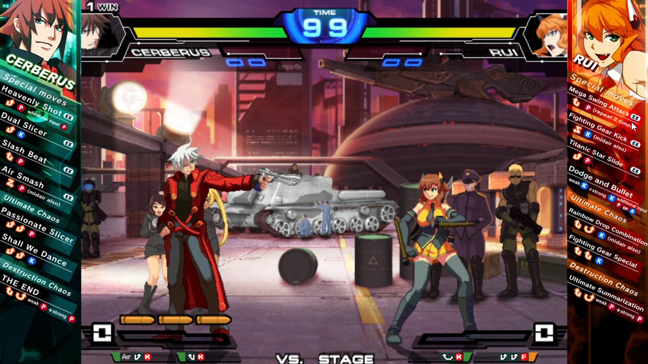 Cerberus vs Rui