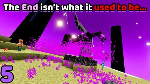 We FACED The Ender Dragon in a MODDED End... | Earthbound SMP