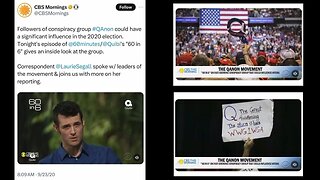 CBS Morning (9.30.20) The QANON Movement ~ with Nemos Interview