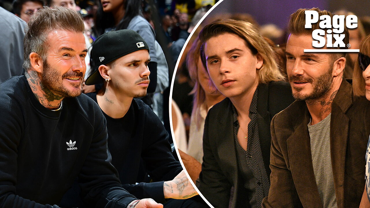 David and Victoria Beckham's sons reportedly feuding and not on speaking terms