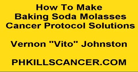 HOW TO MAKE BAKING SODA MOLASSES CANCER PROTOCOL SOLUTIONS 👊