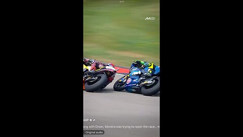 MotoGP: Terrible crash when attempting to re-enter the race