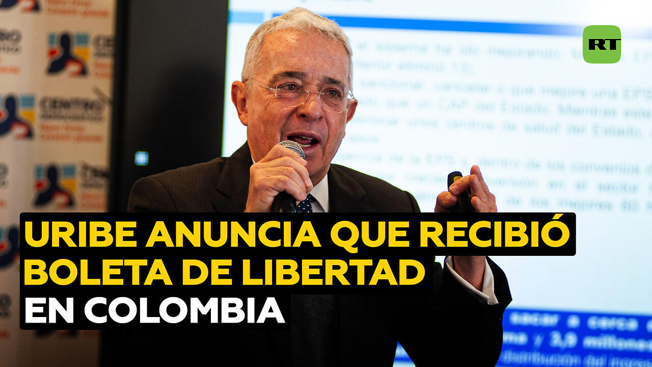 Álvaro Uribe presume que recibió boleta de libertad en Colombia