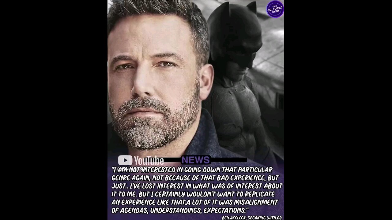 Why Ben Affleck Refused To Be Batman