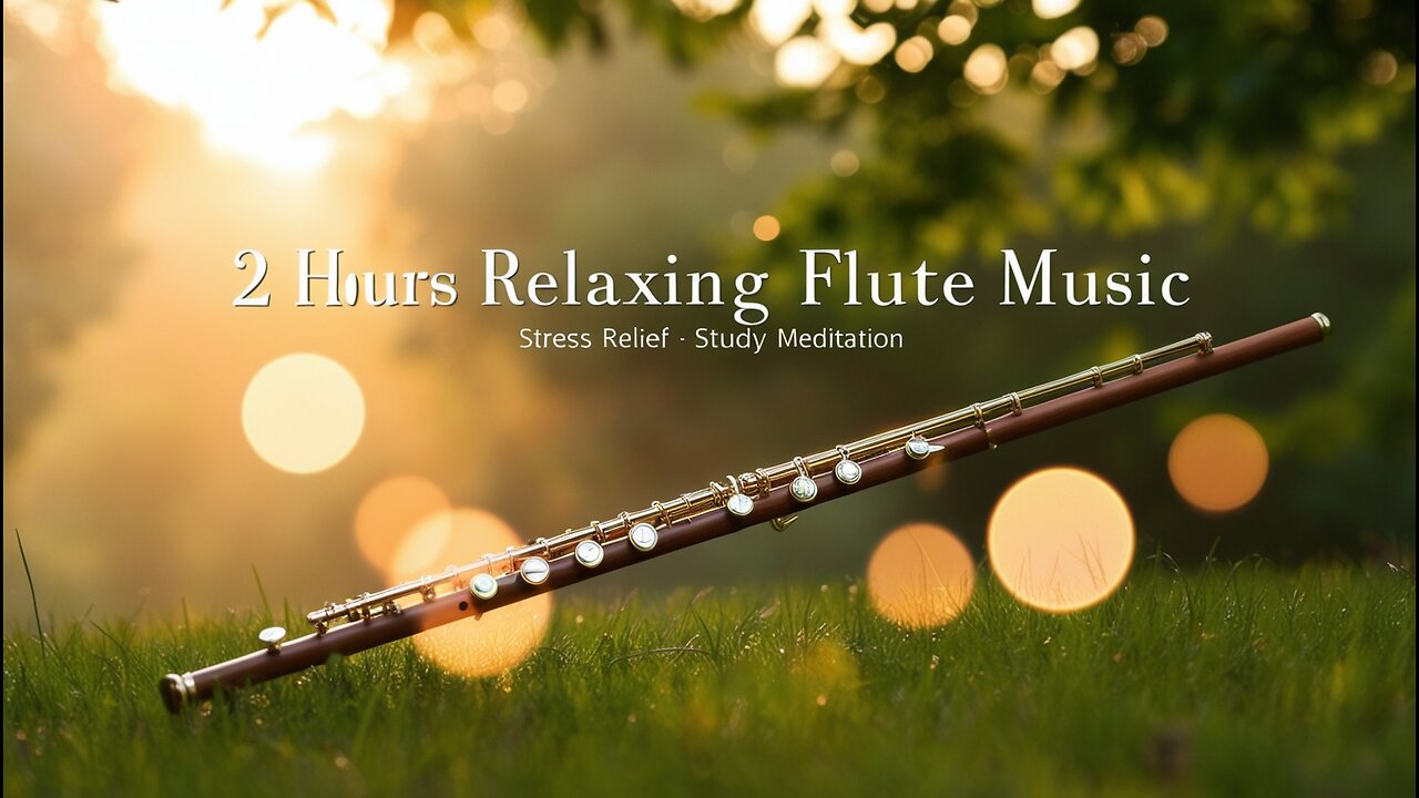 🎶 2 Hours of Relaxing Flute Music 🎵 | Stress Relief, Sleep 😴, Study 📚 & Meditation 🧘‍♂️🌿