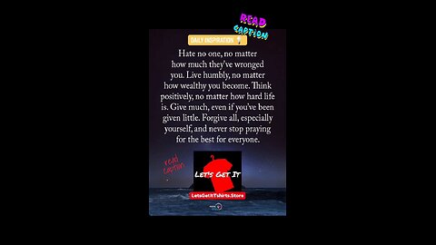 🗣Stay Positive, Humble Yourself, & Forgive Others Today‼️#MorningQuote #Quote #SoberCoach