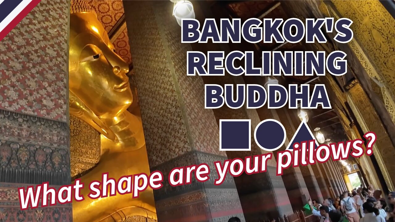 Bangkok: Temple of the Reclining Buddha and the Chao Phraya River