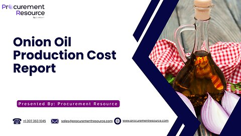 Onion Oil Production Cost Analysis Report