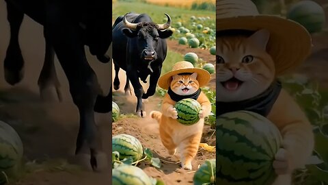 Ai Story With Ai Cat and cow