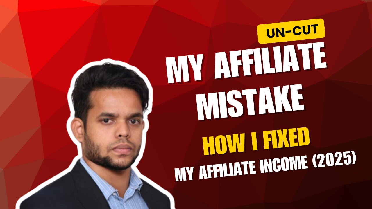My affiliate marketing mistake