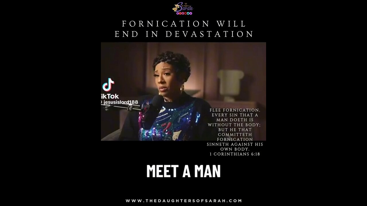 #DOS #FleeFornication #Repentance