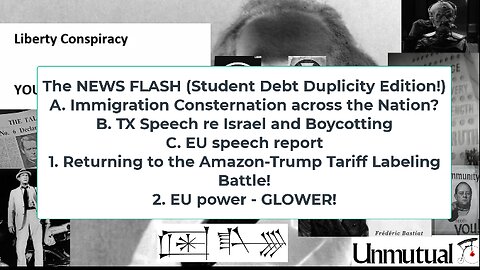 Liberty Conspiracy LIVE 4-30-25 Amazon Fallout, Immigration Courts, SPEECH?