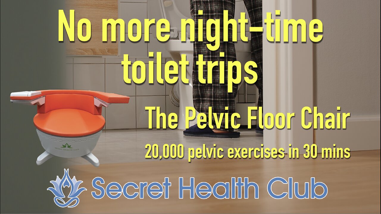 No more night-trips to the toilet! Tesla Pelvic Floor Chair effective...