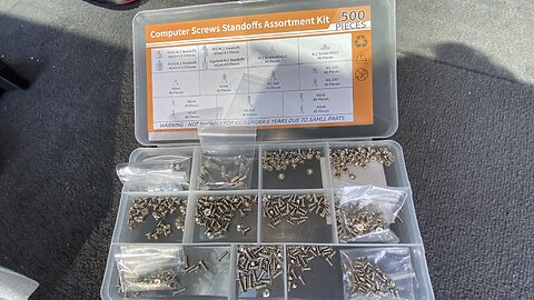 500PCS M.2 SSD Screw Kit Standoff Motherboards M2.5 M3 SSD Mounting Screws Laptop DIY PC Computer