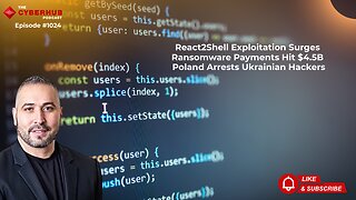 React2Shell Exploitation Surges, Ransomware Payments Hit $4.5B, Poland Arrests Ukrainian Hackers