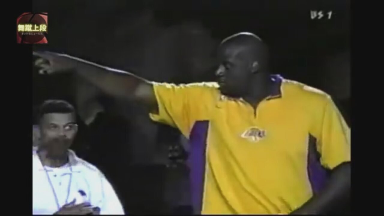 Shaquille O'Neal 29 Points 5 Ast 5 Blk Vs. Trail Blazers, 2001-02.