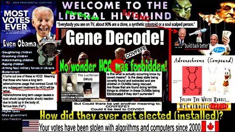 Gene Decode! COVFEFE The Evil False Darkness. (HCQ was fatal to anyone on adenochrome)