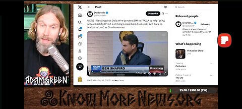Nothing Ben Shapiro hates more then Christianity | Know More News