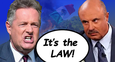 DR. PHIL Goes on PIERS MORGAN To RAGE About the DEPRTATION RIOTS!