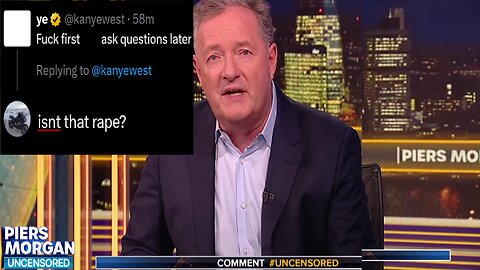 #COWARD, #KanyeWest, #PiersMorgan, , #jew,