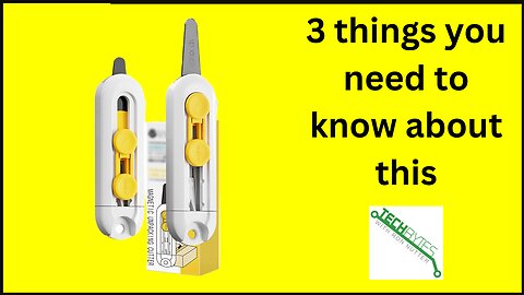 3 things to know about the Oytheim Safety Knife Box Cutter Opener