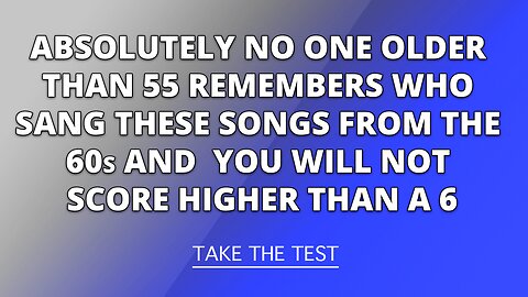 Who Performed These 1960s Hits?