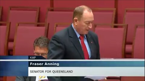 Senator Fraser Anning Questions The Liberal Government's "Non Discriminatory immigration policy