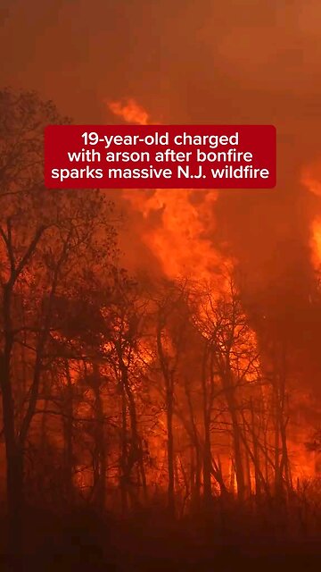 19-Year-Old Charged in Ocean County Wildfire That Scorched 15,000 Acres.