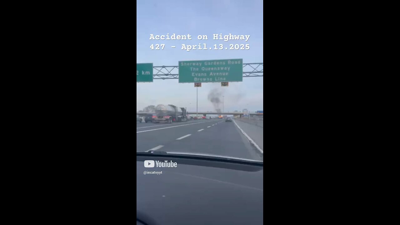 Accident on Highway427 - April.13.2025
