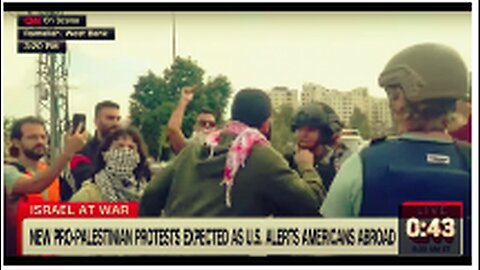 "CNN Reporter Faces Confrontation in West Bank over Alleged Genocide Support"