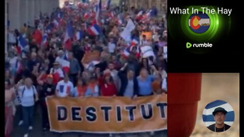 FRANCE Government COLAPSE + CITIZENS CALL for REVOLUTION