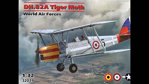 De Havilland DH82 Tiger Moth. 1/32 scale ICM kit review