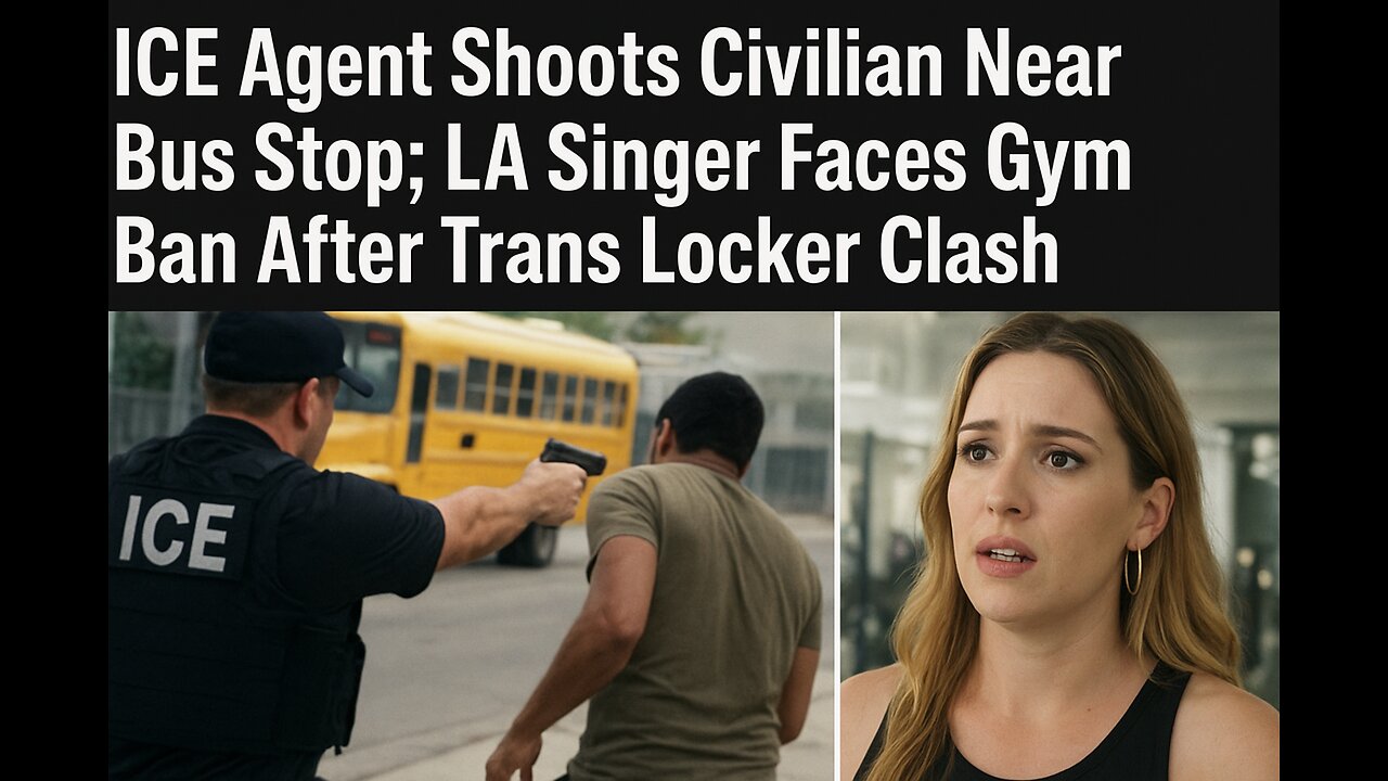 ICE Agent Shoots Civilian Near Bus Stop; LA Singer Faces Gym Ban After Trans Locker Clash