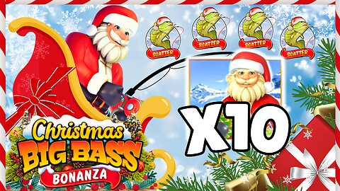 We Made it to Level 10 on Christmas Big Bass Bonanza!
