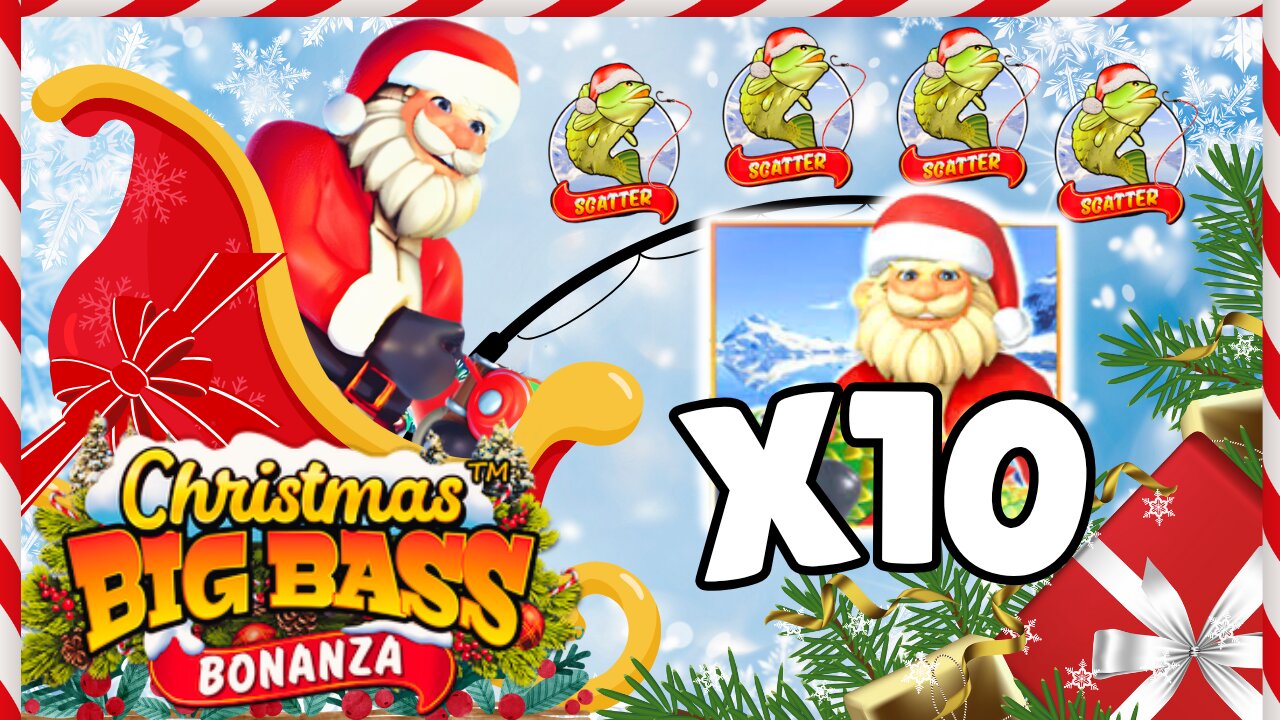 We Made it to Level 10 on Christmas Big Bass Bonanza!