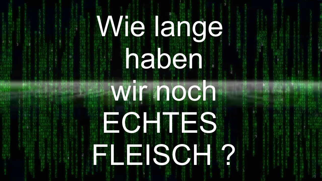 Wie lange haben wir noch echtes Fleisch ?